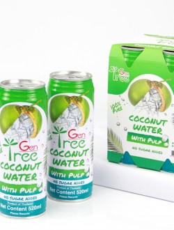 1802 Coconut Water With Pulp 16 x 520ml 
