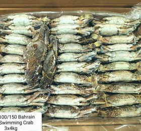 7201 100/150 Blue Swimming Crab 3 x 4Kg