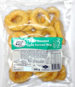 1009 Breaded Imitation Squid Rings 20 x 500g